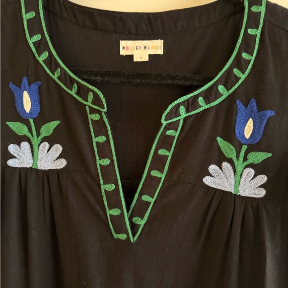 Anthropologie Roller Rabbit Embroidered Dress - Picture 3 of 6